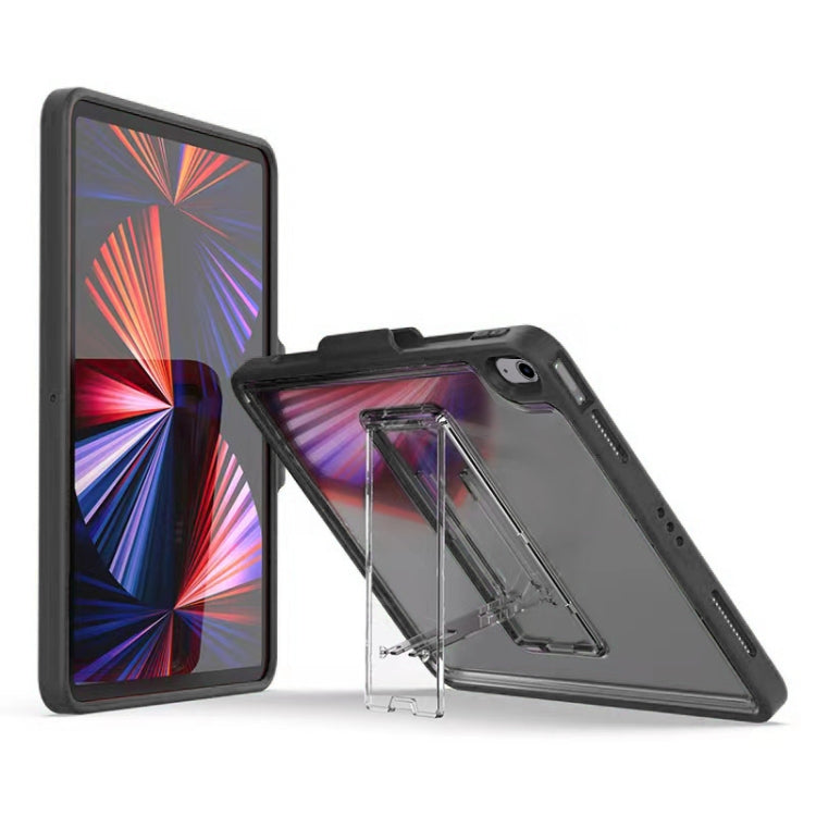 Mutural Transparent Holder Tablet Case For iPad Air 2022/ 2020 10.9(Black) - free shipping - PMc TechLife - Order now!