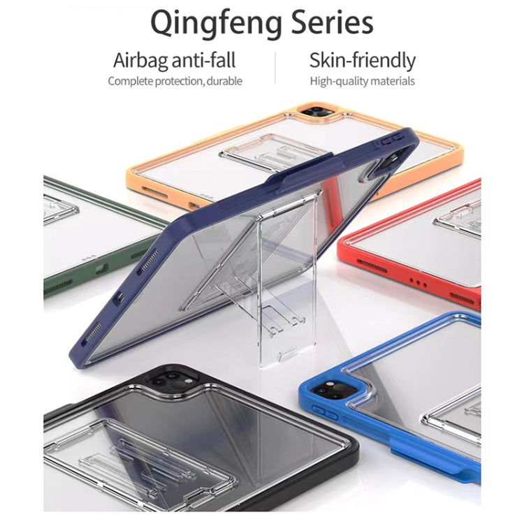 Mutural Transparent Holder Tablet Case For iPad Air 2022/ 2020 10.9(Red) - free shipping - PMc TechLife - Order now!