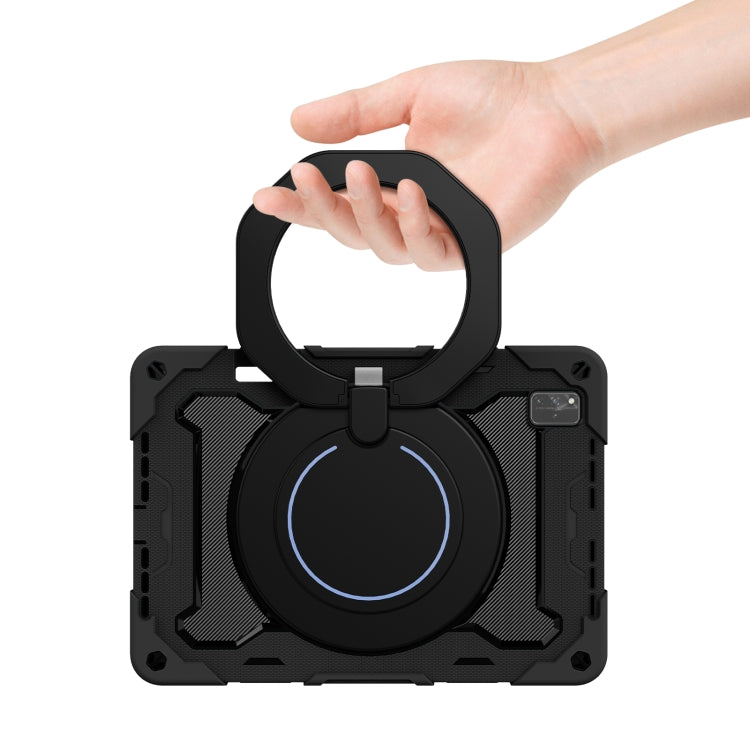 For Huawei MatePad Pro 12.6 2021 Armor Contrast Color Silicone + PC Tablet Case(Black) - Huawei by PMC TechLife | Online Shopping South Africa | PMC TechLife | Buy Now Pay Later Mobicred