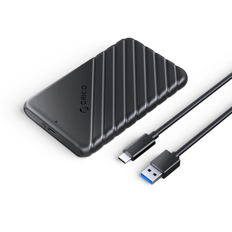 ORICO 25PW1-C3 USB to Type-C 2.5 inch External Storage Hard Drive Case(Black) - HDD Enclosure by ORICO | Online Shopping South Africa | PMC TechLife | Buy Now Pay Later Mobicred