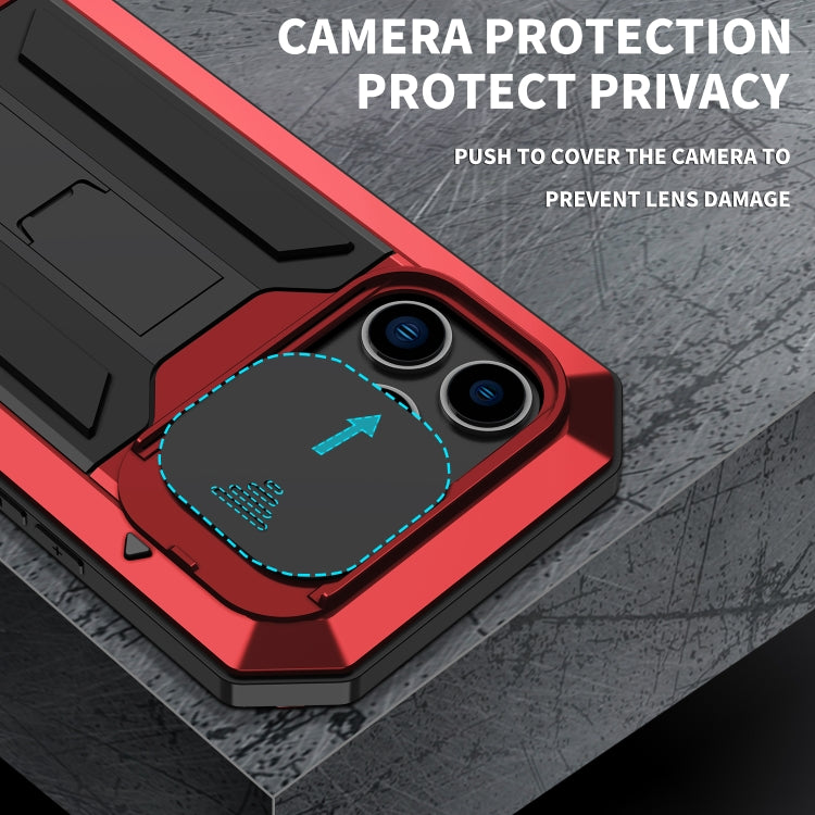 For iPhone 14 Pro Max R-JUST Shockproof Life Waterproof Dust-proof Case (Red) - iPhone 14 Pro Max Cases by R-JUST | Online Shopping South Africa | PMC TechLife | Buy Now Pay Later Mobicred