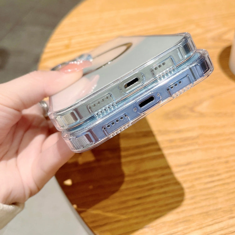 For iPhone 14 Pro Max Frameless Glass CD MagSafe Case (Silver) - free shipping - PMC Jewellery - Order now!