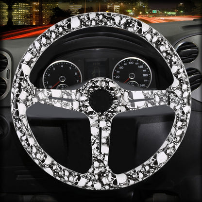 35cm Car Racing Graffiti ABS Steering Wheel(Style 4) - Steering Wheel Accessories by PMC Jewellery | Online Shopping South Africa | PMC Jewellery | Buy Now Pay Later Mobicred