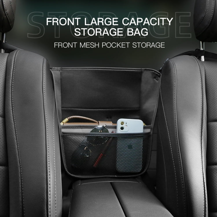 Car Center Console Hanging Bag Sheepskin Leather Storage Bag(Blue) - Seat Accessories by PMC TechLife | Online Shopping South Africa | PMC TechLife | Buy Now Pay Later Mobicred