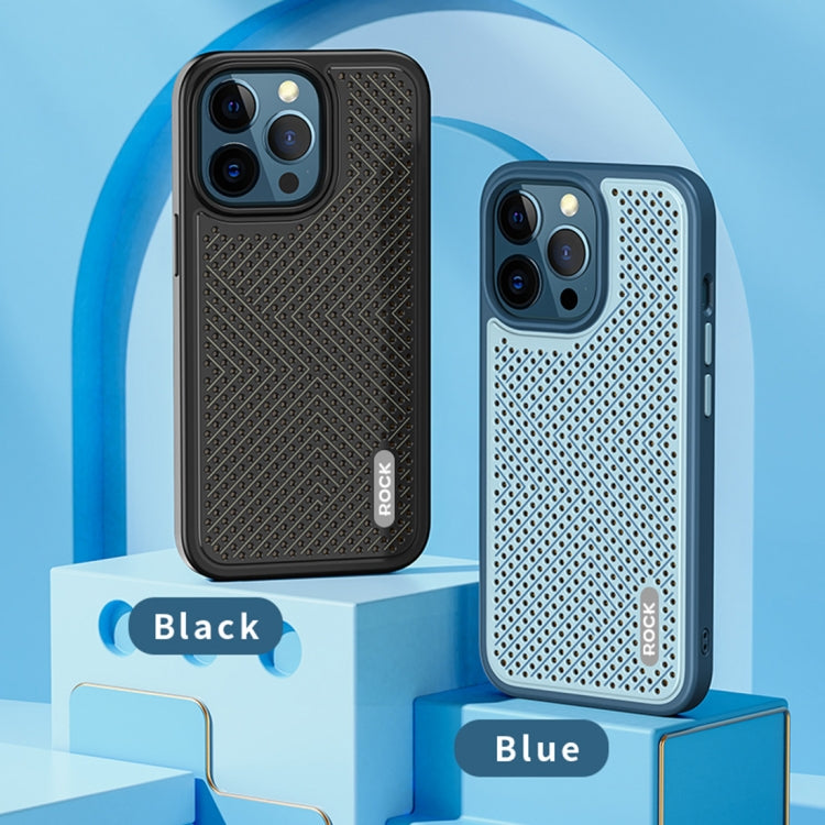 For iPhone 14 ROCK Graphene Heat Dissipation Phone Case (Blue) - iPhone 14 Cases by ROCK | Online Shopping South Africa | PMC Jewellery
