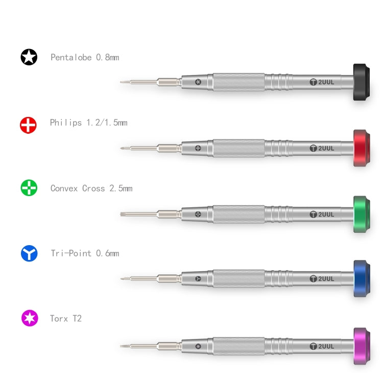 2UUL Tri-point 0.6mm Colorful Flyshaft Screwdriver - Screwdriver by 2UUL | Online Shopping South Africa | PMC TechLife | Buy Now Pay Later Mobicred