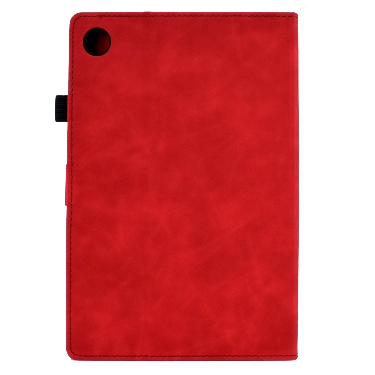For Huawei MatePad T 10 / T 10s / Honor Pad 6 / X6 Embossed Smile Flip Tablet Leather Case(Red) - Honor by PMC TechLife | Online Shopping South Africa | PMC TechLife | Buy Now Pay Later Mobicred