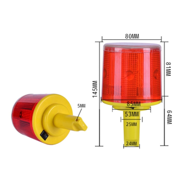 Night Solar Safety Warning Flash Light, Specification:03 Slim Sticks Tied or Inserted(Blue) - Warning Lights by PMC Jewellery | Online Shopping South Africa | PMC Jewellery | Buy Now Pay Later Mobicred