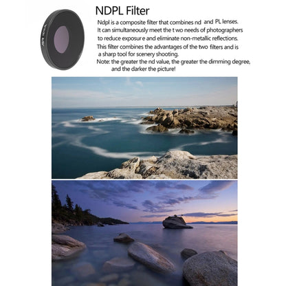 JSR LS ND64PL Lens Filter For DJI Osmo Action 3 -  by PMC Jewellery | Online Shopping South Africa | PMC Jewellery | Buy Now Pay Later Mobicred
