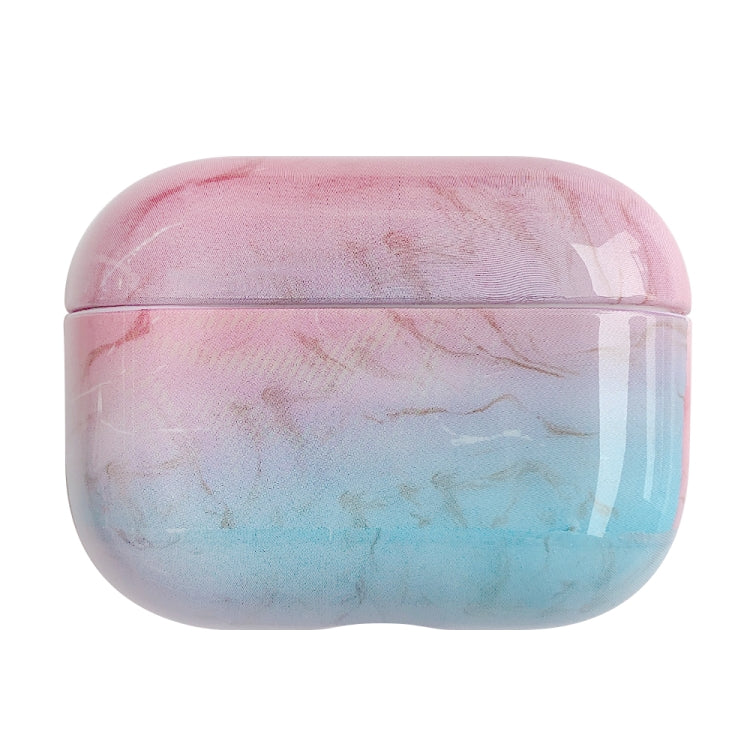 For AirPods Pro 2 Marble Pattern Wireless Earphone Protective Case(Pink Blue) - free shipping - PMC Jewellery - Order now!