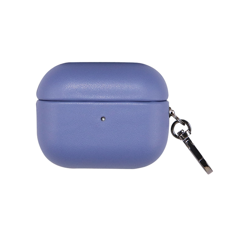 For Apple AirPods Pro 2 PU Leather Wireless Bluetooth Earphone Protective Case(Wisteria) - For AirPods Pro 2 by PMC Jewellery | Online Shopping South Africa | PMC Jewellery | Buy Now Pay Later Mobicred