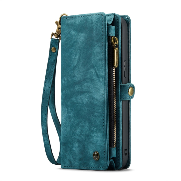 For iPhone 14 Plus CaseMe 008 Detachable Multifunctional Leather Phone Case(Blue) - iPhone 14 Plus Cases by CaseMe | Online Shopping South Africa | PMC Jewellery | Buy Now Pay Later Mobicred