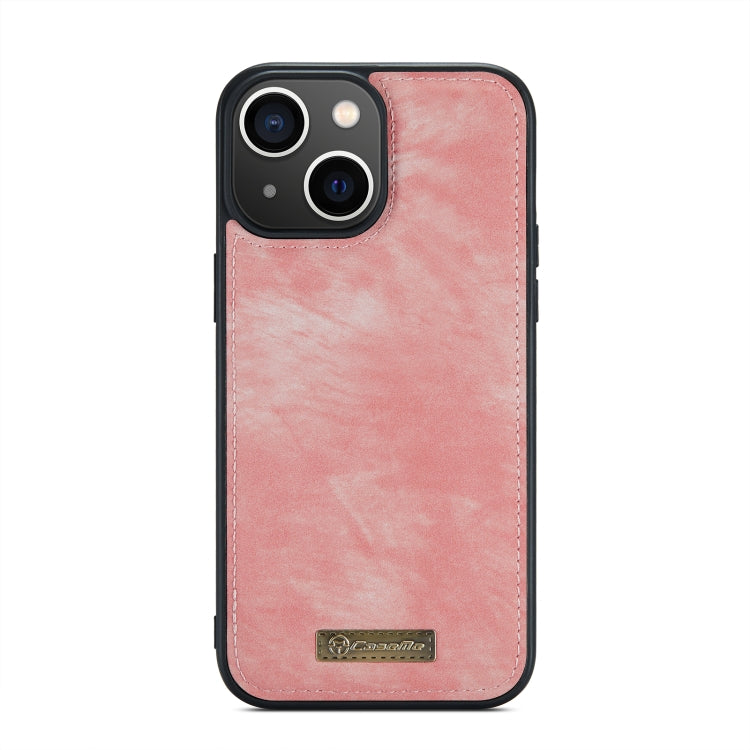 For iPhone 14 Plus CaseMe 008 Detachable Multifunctional Leather Phone Case(Pink) - free shipping - PMC Jewellery - Order now!