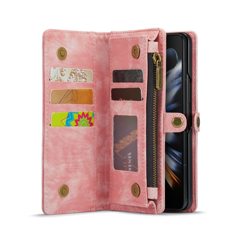 For Samsung Galaxy Z Fold4 CaseMe 008 Detachable Multifunctional Leather Phone Case(Pink) - Galaxy Phone Cases by CaseMe | Online Shopping South Africa | PMC Jewellery | Buy Now Pay Later Mobicred