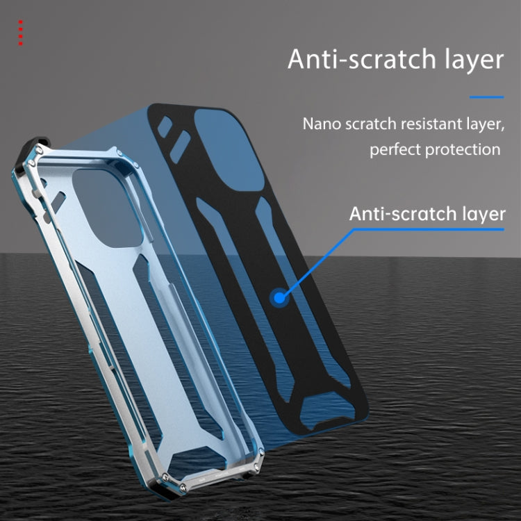 For iPhone 14 R-JUST RJ17 Shockproof Armor Metal Phone Case(Black) - iPhone 14 Cases by R-JUST | Online Shopping South Africa | PMC TechLife | Buy Now Pay Later Mobicred