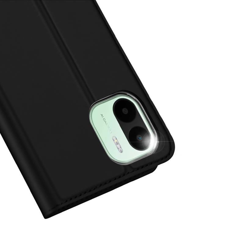 For Xiaomi Redmi A1 DUX DUCIS Skin Pro Series Flip Leather Phone Case(Black) - Xiaomi Cases by DUX DUCIS | Online Shopping South Africa | PMC Jewellery | Buy Now Pay Later Mobicred