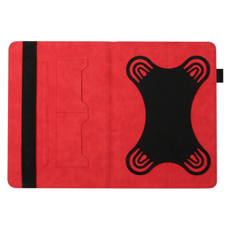 For 8 inch Life Tree Pattern Flip Universal Leather Tablet Case(Red) - 8 inch by PMC TechLife | Online Shopping South Africa | PMC TechLife | Buy Now Pay Later Mobicred