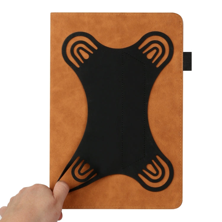 For 8 inch Life Tree Pattern Flip Universal Leather Tablet Case(Brown) - 8 inch by PMC TechLife | Online Shopping South Africa | PMC TechLife | Buy Now Pay Later Mobicred