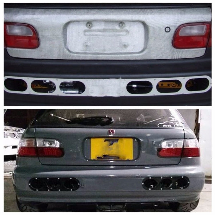 2 in 1 Universal Car Rear Bumper Air Diversion Diffuser Panel - Bumper by PMC Jewellery | Online Shopping South Africa | PMC Jewellery | Buy Now Pay Later Mobicred