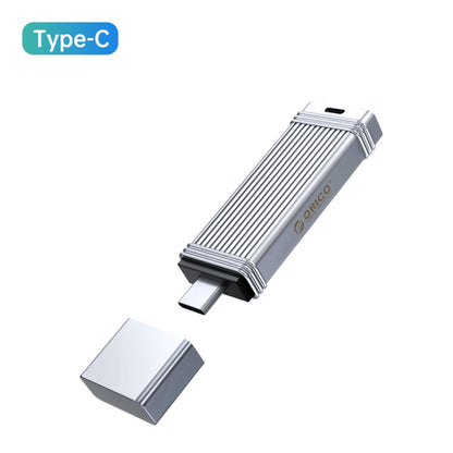 ORICO 64GB Type-C USB3.2 Gen1 USB Flash Drive, Read 260MB/s, Write 50MB/s (Silver) - USB Flash Drives by ORICO | Online Shopping South Africa | PMC Jewellery | Buy Now Pay Later Mobicred