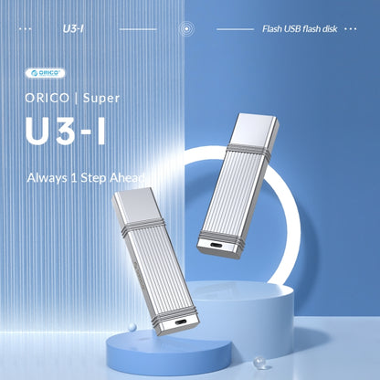 ORICO 64GB Type-C USB3.2 Gen1 USB Flash Drive, Read 260MB/s, Write 50MB/s (Silver) - USB Flash Drives by ORICO | Online Shopping South Africa | PMC Jewellery | Buy Now Pay Later Mobicred