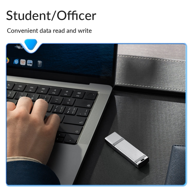 ORICO UFS Flash Drive, Read: 411MB/s, Write: 353MB/s, Memory:256GB, Port:USB-A(Silver) - free shipping - PMC Jewellery - Order now!