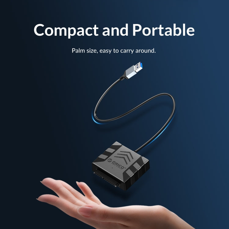 ORICO UTS1 USB 3.0 2.5-inch SATA HDD Adapter with Silicone Case, Cable Length:1m - USB to IDE / SATA by ORICO | Online Shopping South Africa | PMC Jewellery | Buy Now Pay Later Mobicred