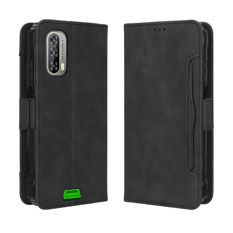 For Blackview BV7100 Skin Feel Calf Texture Card Slots Leather Phone Case(Black) - More Brand by PMC TechLife | Online Shopping South Africa | PMC TechLife | Buy Now Pay Later Mobicred