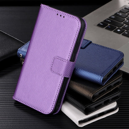 For Blackview BV7100 Diamond Texture Leather Phone Case(Purple) - More Brand by PMC Jewellery | Online Shopping South Africa | PMC Jewellery | Buy Now Pay Later Mobicred