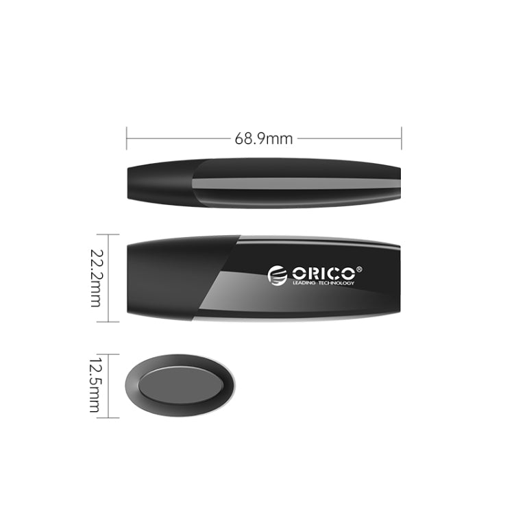 ORCIO USB3.0 U Disk Drive, Read: 100MB/s, Write: 15MB/s, Memory:128GB, Port:USB-A(Black) - free shipping - PMC Jewellery - Order now!