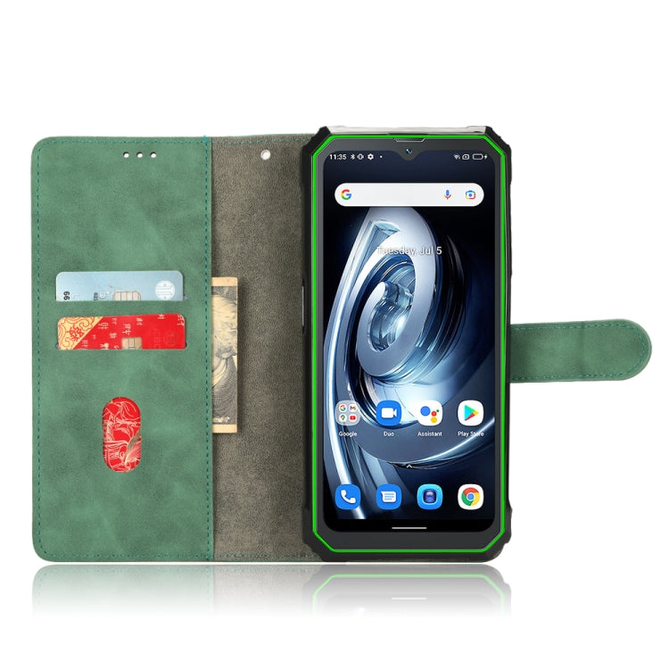 For Blackview BV7100 Skin Feel Magnetic Flip Leather Phone Case(Green) - More Brand by PMC Jewellery | Online Shopping South Africa | PMC Jewellery | Buy Now Pay Later Mobicred