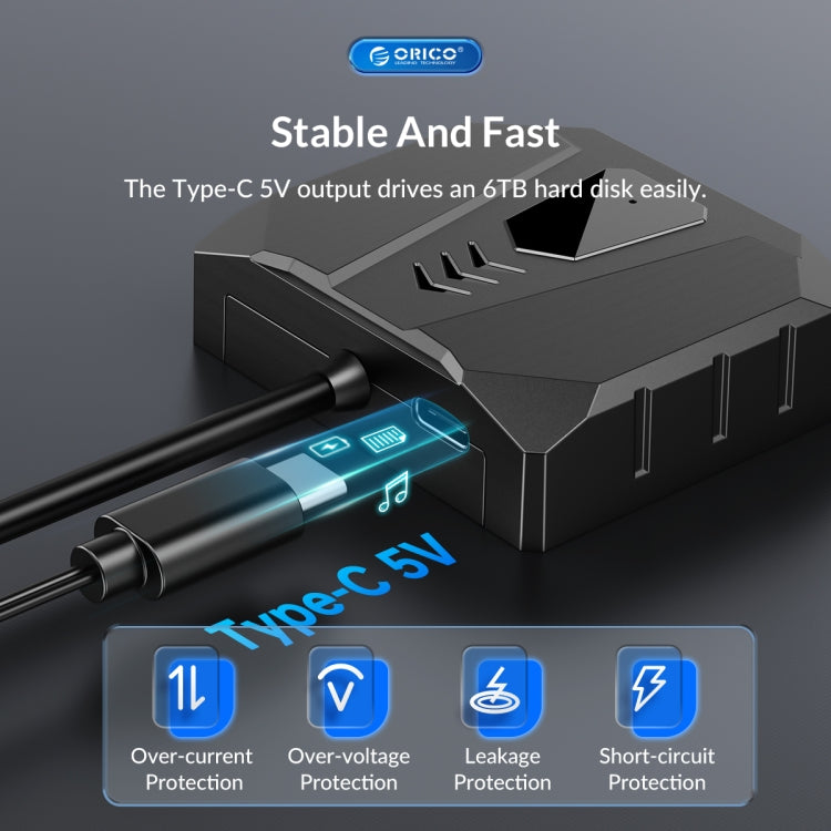 ORICO UTS2 USB 3.0 2.5-inch SATA HDD Adapter with Silicone Case, Cable Length:0.5m - USB to IDE / SATA by ORICO | Online Shopping South Africa | PMC Jewellery | Buy Now Pay Later Mobicred