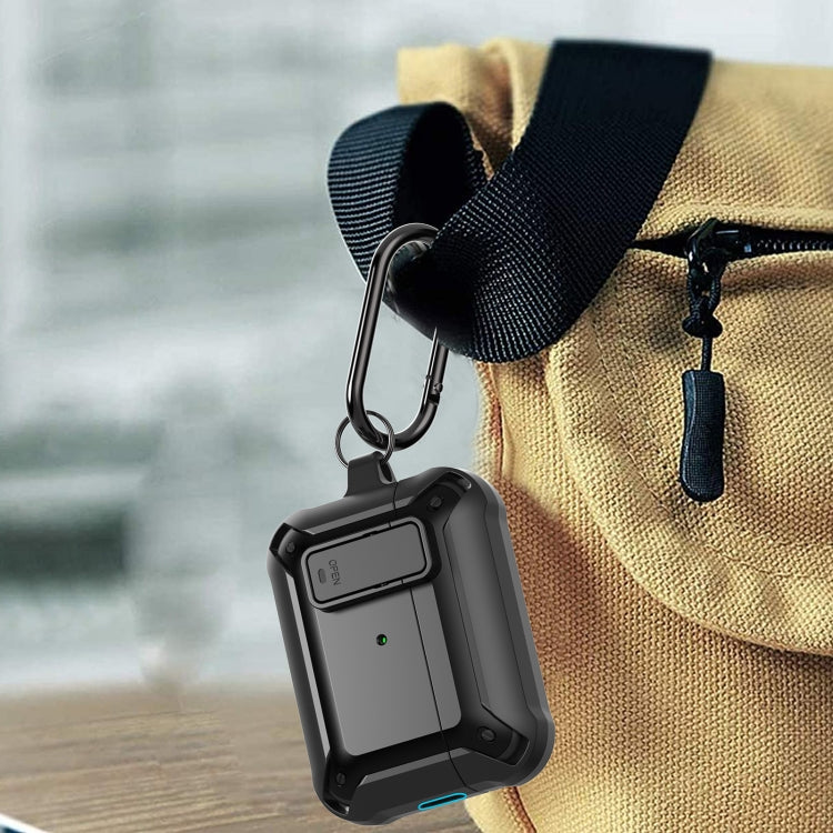 For AirPods Pro 2 Bumblebee Wireless Earphones Silicone Case with Switch & Lanyard Hole(Blue Red) - For AirPods Pro 2 by PMC Jewellery | Online Shopping South Africa | PMC Jewellery | Buy Now Pay Later Mobicred