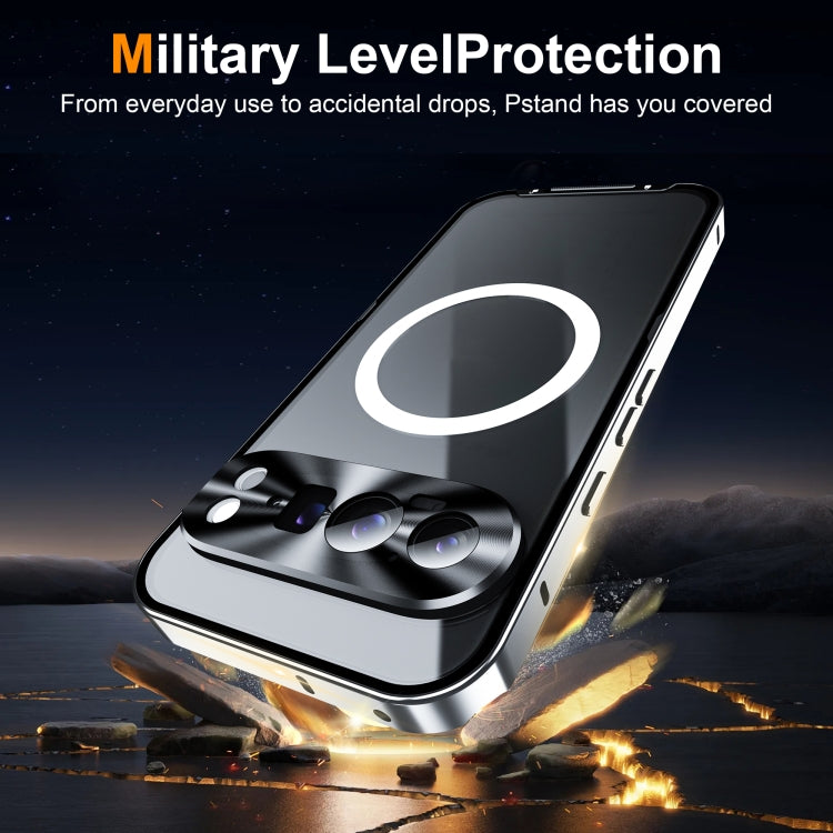 For Google Pixel 9 Pro MagSafe Magnetic Frosted Metal Phone Case(Silver) - Google Cases by PMC TechLife | Online Shopping South Africa | PMC TechLife | Buy Now Pay Later Mobicred