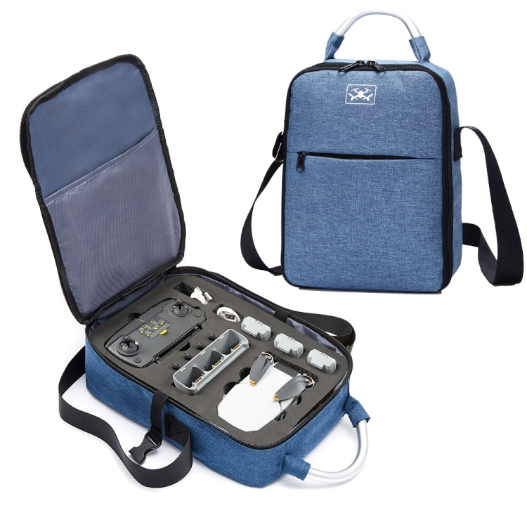 For DJI Mini SE Shockproof Single Shoulder Storage Carrying Case Box Bag, Size: 31 x 23 x 10cm(Blue + Black Liner) - Backpacks & Bags by PMC Jewellery | Online Shopping South Africa | PMC Jewellery | Buy Now Pay Later Mobicred