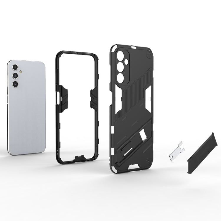 For Samsung Galaxy A14 5G Punk Armor 2 in 1 PC + TPU Shockproof Phone Case(Black) - free shipping - PMC TechLife - Order now!