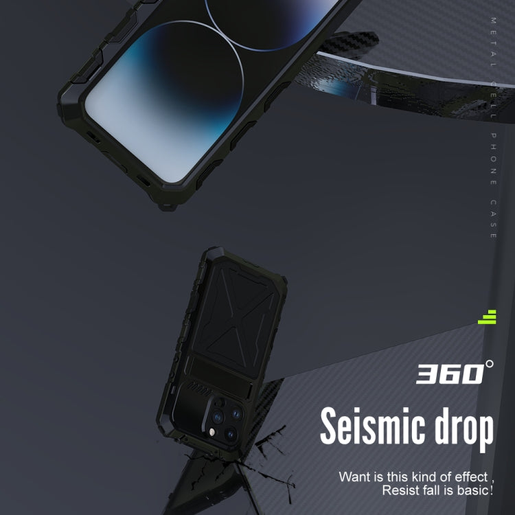 For iPhone 14 Pro R-JUST Life Waterproof Dustproof Shockproof Phone Case(Green) - iPhone 14 Pro Cases by R-JUST | Online Shopping South Africa | PMC TechLife | Buy Now Pay Later Mobicred
