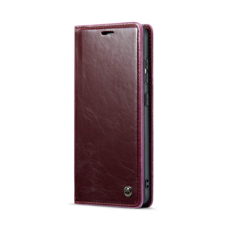 For Samsung Galaxy A52 CaseMe 003 Crazy Horse Texture Leather Phone Case(Wine Red) - Galaxy Phone Cases by CaseMe | Online Shopping South Africa | PMC Jewellery | Buy Now Pay Later Mobicred