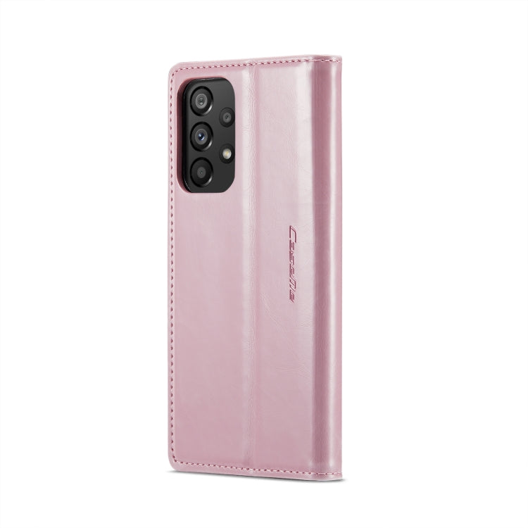 For Samsung Galaxy A53 CaseMe 003 Crazy Horse Texture Leather Phone Case(Rose Gold) - Galaxy Phone Cases by CaseMe | Online Shopping South Africa | PMC Jewellery | Buy Now Pay Later Mobicred