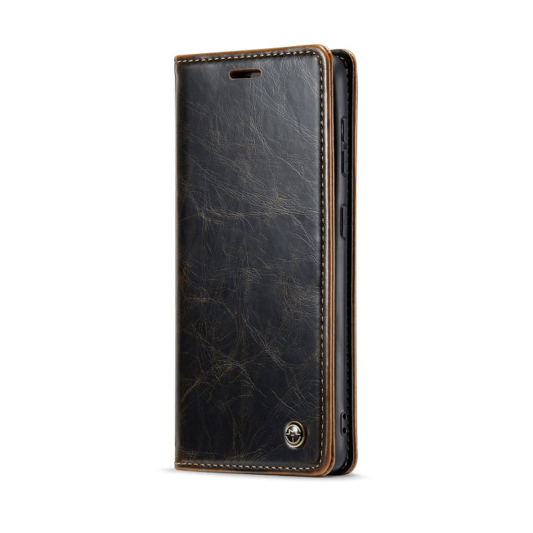 For Samsung Galaxy S21+ 5G CaseMe 003 Crazy Horse Texture Leather Phone Case(Coffee) - Galaxy S21+ 5G Cases by CaseMe | Online Shopping South Africa | PMC Jewellery | Buy Now Pay Later Mobicred