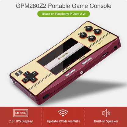 Waveshare GPM280 WiFi Portable Game Console Base on Raspberry Pi Zero, 2W with 32GB TF Card(EU Plug) - Arcade Accessories by WAVESHARE | Online Shopping South Africa | PMC Jewellery | Buy Now Pay Later Mobicred