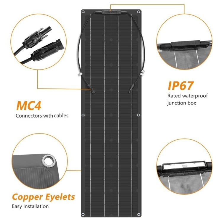 50W Single Board with 40A Controller PV System Solar Panel(Black) - Solar Panels by PMC Jewellery | Online Shopping South Africa | PMC Jewellery | Buy Now Pay Later Mobicred