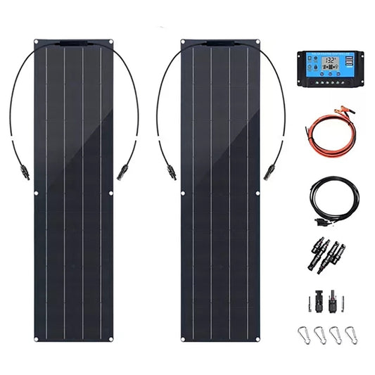 100W Dual Board with 40A Controller PV System Solar Panel(Black) - Solar Panels by PMC Jewellery | Online Shopping South Africa | PMC Jewellery | Buy Now Pay Later Mobicred