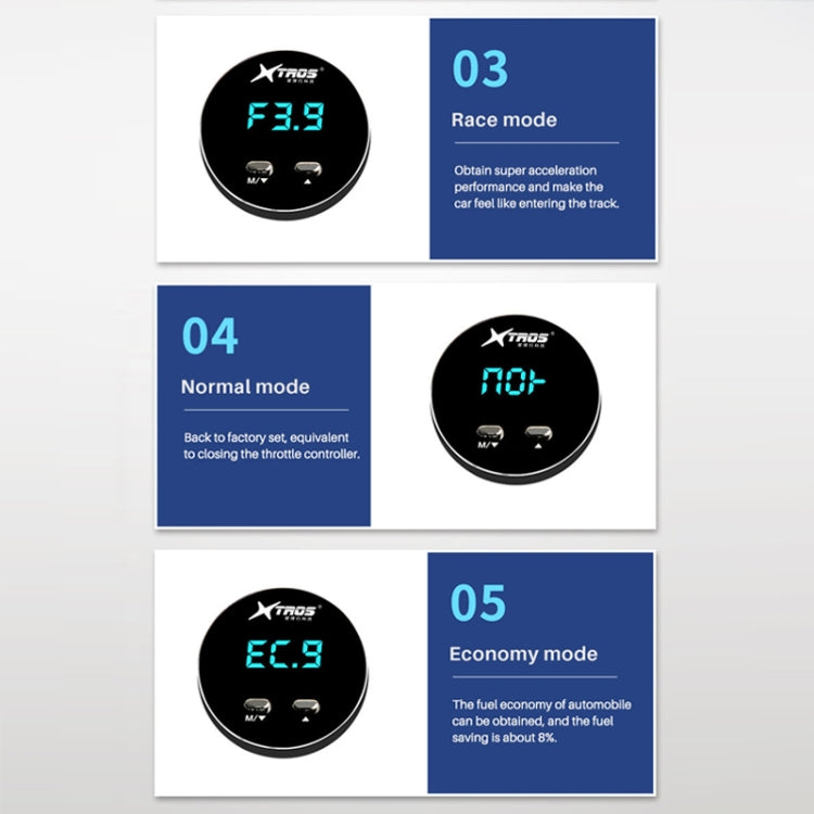 For Nissan Navara NP300 2015- TROS CK Car Potent Booster Electronic Throttle Controller - Car Modification by TROS | Online Shopping South Africa | PMC Jewellery | Buy Now Pay Later Mobicred