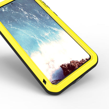 For Galaxy S20 Plus LOVE MEI Metal Shockproof Waterproof Dustproof Protective Case(Yellow) - Galaxy Phone Cases by LOVE MEI | Online Shopping South Africa | PMC Jewellery | Buy Now Pay Later Mobicred