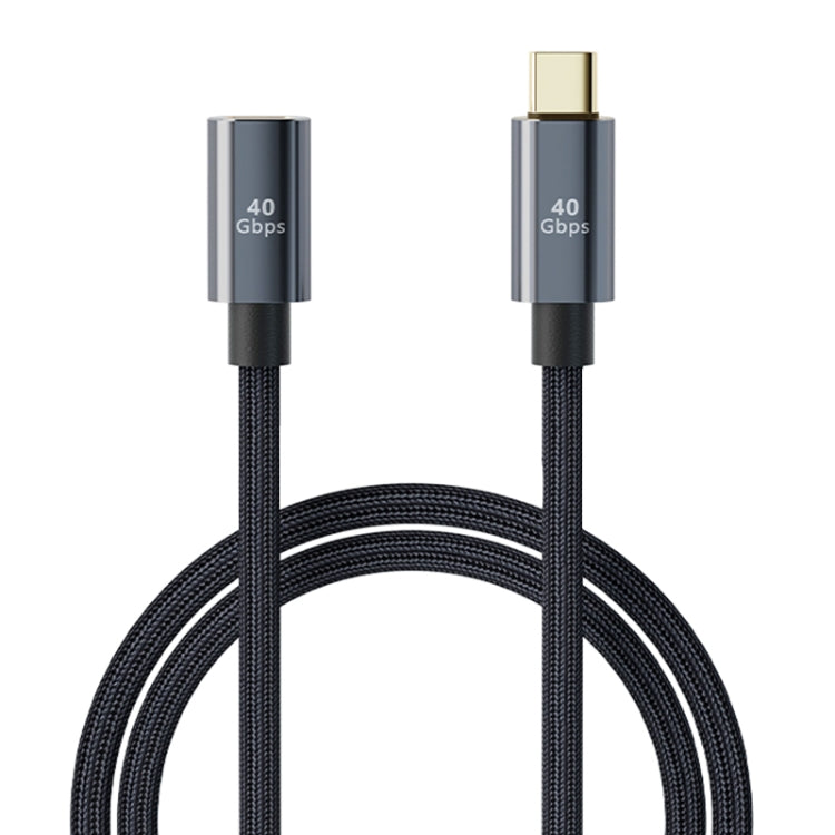 USB4.0 40Gbps Type-C Male to Female Extension Cable, Length:0.8m - free shipping - PMC TechLife - Order now!
