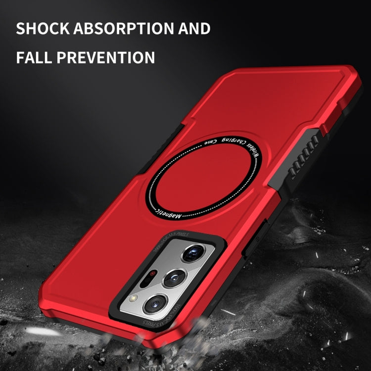 For Samsung Galaxy Note20 Ultra MagSafe Shockproof Armor Phone Case(Red) - free shipping - PMC TechLife - Order now!