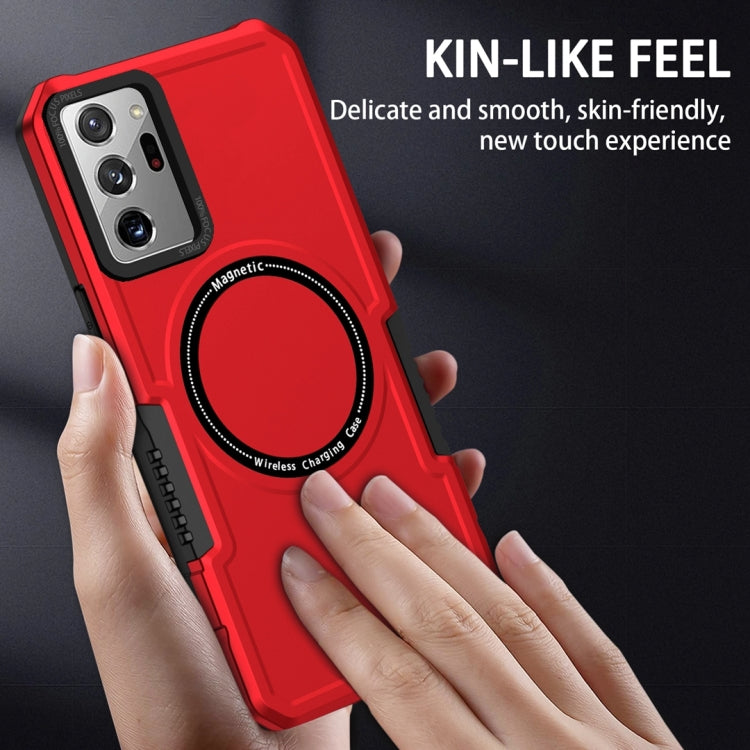 For Samsung Galaxy Note20 Ultra MagSafe Shockproof Armor Phone Case(Red) - free shipping - PMC TechLife - Order now!
