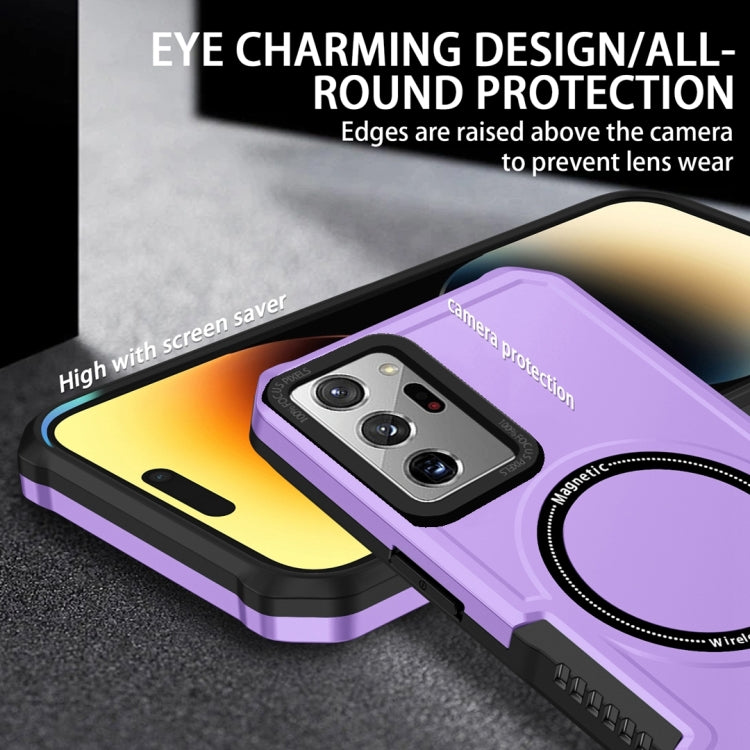 For Samsung Galaxy Note20 Ultra MagSafe Shockproof Armor Phone Case(Purple) - free shipping - PMC TechLife - Order now!