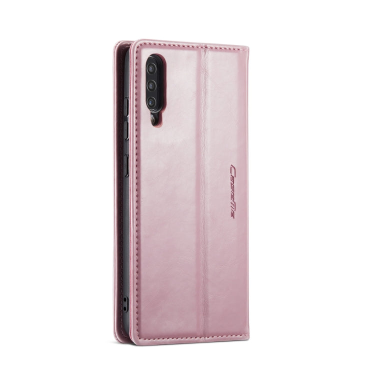 For Samsung Galaxy A30s／A50s／A50 CaseMe 003 Crazy Horse Texture Leather Phone Case(Rose Gold) - Galaxy Phone Cases by CaseMe | Online Shopping South Africa | PMC Jewellery | Buy Now Pay Later Mobicred